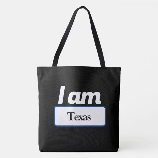 Tote Bag  i am texas (Devant)