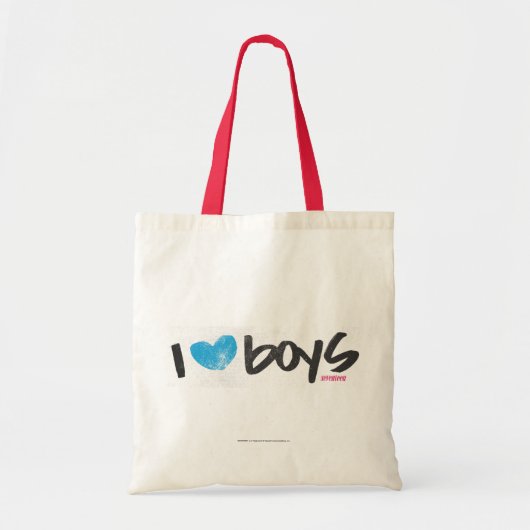 Tote Bag I Aqua de garçons de coeur (Devant)
