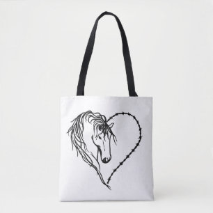 Tote Bag I chevaux de coeur