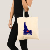 Tote Bag I Coeur (Amour) Idaho (Devant (produit))