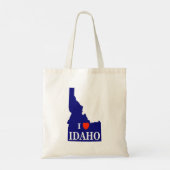 Tote Bag I Coeur (Amour) Idaho (Dos)