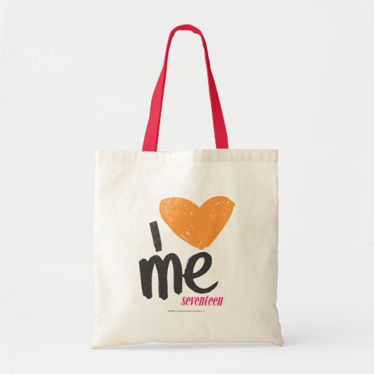 Tote Bag I coeur j'orange (Devant)
