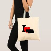 Tote Bag I coeur Nébraska (Devant (produit))