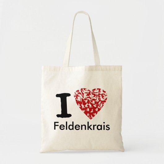 Tote Bag I coeur rouge de Feldenkrais Fourre-tout | de (Devant)