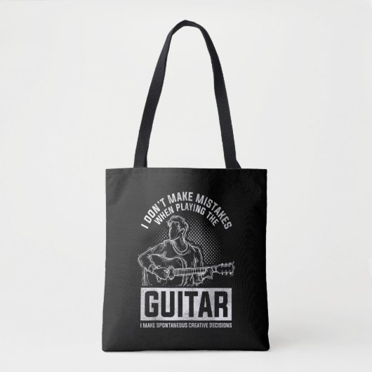 Tote Bag I Don't Make Mistakes When Playing (Devant)