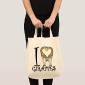 Tote Bag I girafes de coeur (Devant (produit))