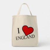 Tote Bag I Heart England bk gtcnt (Dos)