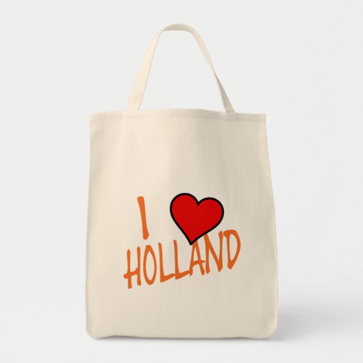 Tote Bag I Heart Holland ou gtcnt (Devant)