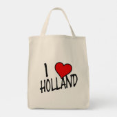 Tote Bag I Heart Holland retour (Dos)