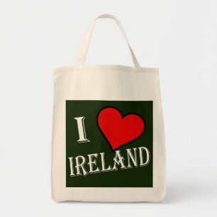 Tote Bag I Heart Ireland wt gtcn