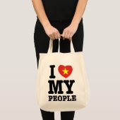 Tote Bag I Heart (Love) My Viet People (Devant (produit))