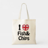 Tote Bag I Heart [Love] Poisson & Chips (Dos)