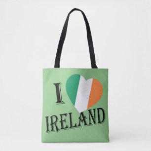 Tote Bag I Heartflag Irlande bk stcn