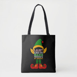 Tote Bag I Just Like To Bake Bakings My Favorite