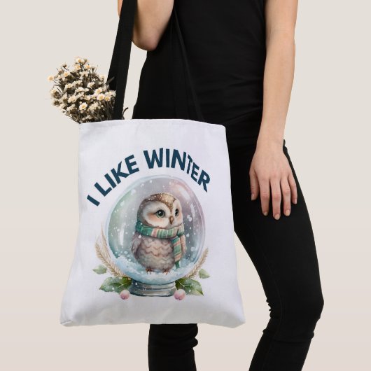 Tote Bag I like winter (Dichtbij)
