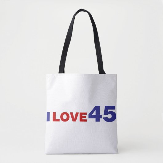 Tote Bag I Love 45 (Devant)