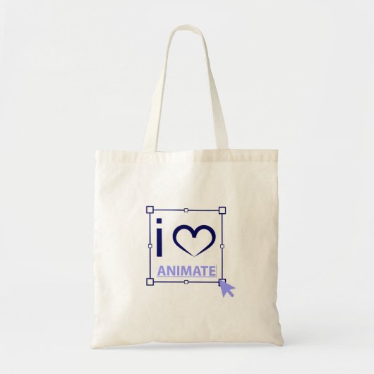 Tote Bag I Love Animate (Devant)