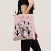 Tote Bag I Love Ballet (De près)