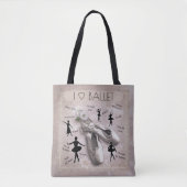 Tote Bag I Love Ballet (Devant)
