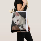 Tote Bag I Love Cats Tote Bag. I Hate People Cat Tote Bag. (De près)