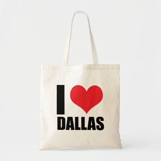 Tote Bag I love Dallas (Devant)