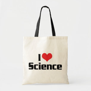 Tote Bag I Love Heart Science