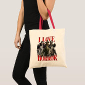Tote Bag I Love Horror (Devant (produit))