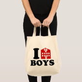 Tote Bag I Love Hotel Boys (Devant (produit))