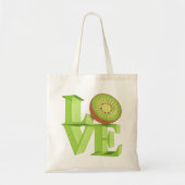 Tote Bag I LOVE KIWI(Kiwi Fruits/Kiwi Berry) (Devant)