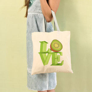 Tote Bag I LOVE KIWI(Kiwi Fruits/Kiwi Berry)