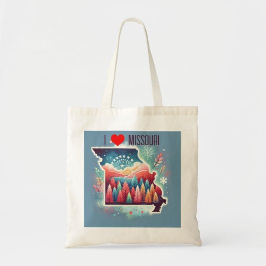 Tote Bag I Love Missouri (Devant)