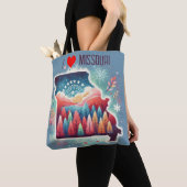 Tote Bag I Love Missouri (De près)