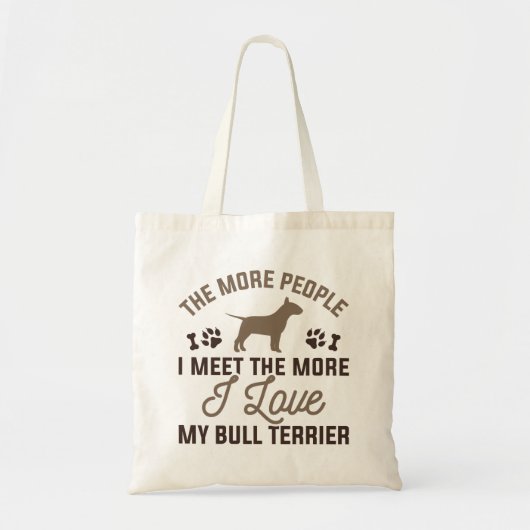 Tote Bag I Love My Bull (Devant)