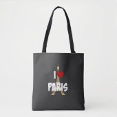 Tote Bag I Love Paris (Devant)