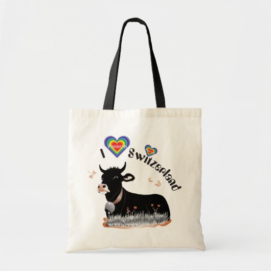 Tote Bag I love Switzerland (Devant)