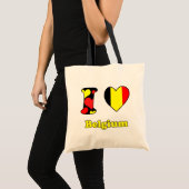 Tote Bag I love the Belgium (Devant (produit))