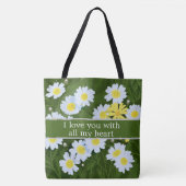 Tote Bag I love you with all my heart (Devant)