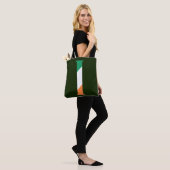 Tote Bag I Monogramme superposé sur le pavillon irlandais (Sur le modèle)