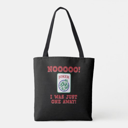Tote Bag I Qu'est-ce que Just One Away Mahjong Game Player  (Dos)