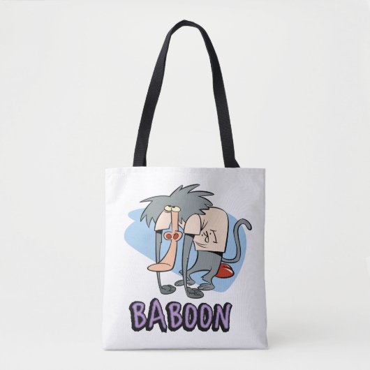 Tote Bag I.R. Baboon Character Graphic (Devant)