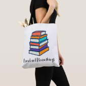 Tote Bag I read and learn things (De près)