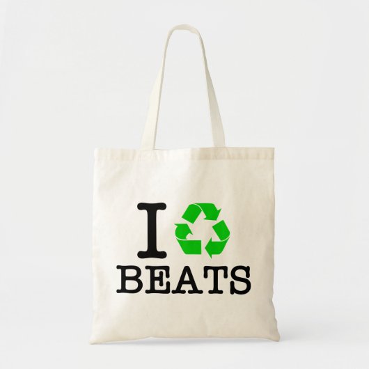 Tote Bag I Recycle Les Beats (Devant)