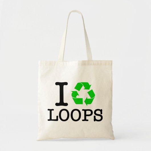 Tote Bag I Recycler les boucles (Devant)