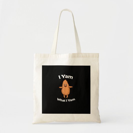 Tote Bag I Yam What I Yam - Danser de la pomme de terre dou (Devant)