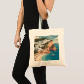 Tote Bag Ibiza, Espagne Affiche de voyage (Devant (produit))