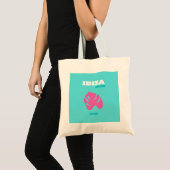 Tote Bag Ibiza, Espagne, Art Voyage, Preppy Room (Devant (produit))