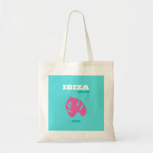 Tote Bag Ibiza, Espagne, Art Voyage, Preppy Room