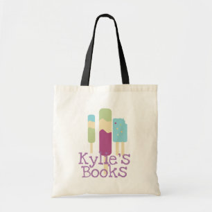 Tote Bag Ice Cream Pop Summer Sweet Illustration Library