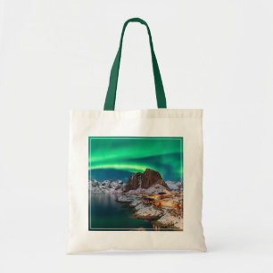 Tote Bag Ice & Snow Northern Lights, Norway