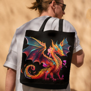 Tote Bag Ici Il Y A Des Dragons